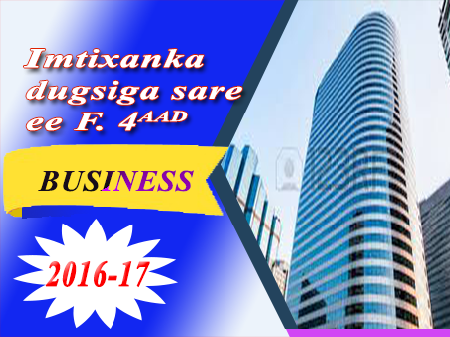 BUSINESS 2016-17