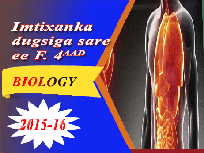 BIOLOGY 2015-16