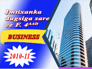 BUSINESS 2010-11