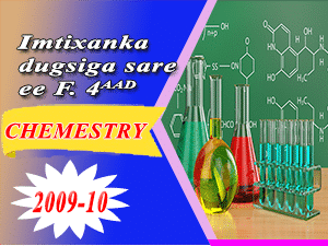 CHEMISTRY 2009-10