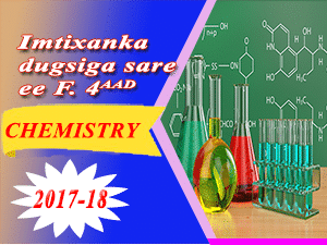 CHEMISTRY 2017-18