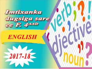 ENGLISH 2017-18