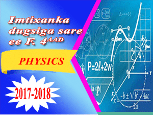 PHYSICS 2017-18