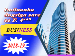 BUSINESS 2019