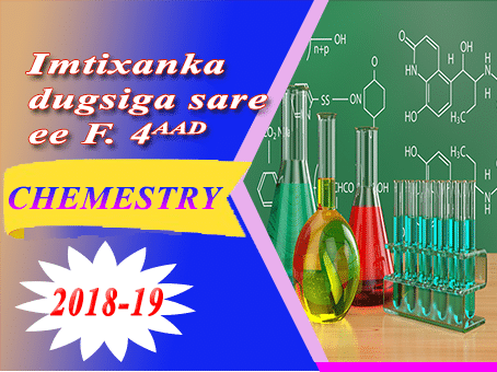 CHEMISTRY 2019