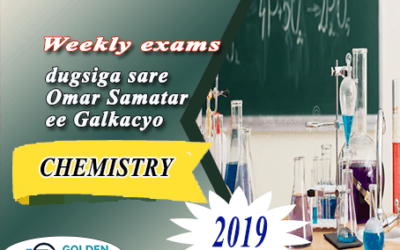 CHEMISTRY 2019