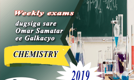 CHEMISTRY 2019