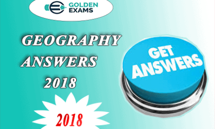 Geography Answer 2018