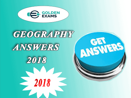 Geography Answer 2018